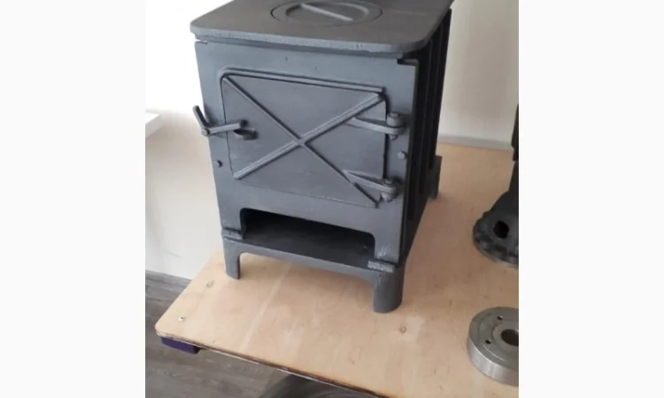 Буржуйка чугунная 4 кВт камин, печь - фото № 1