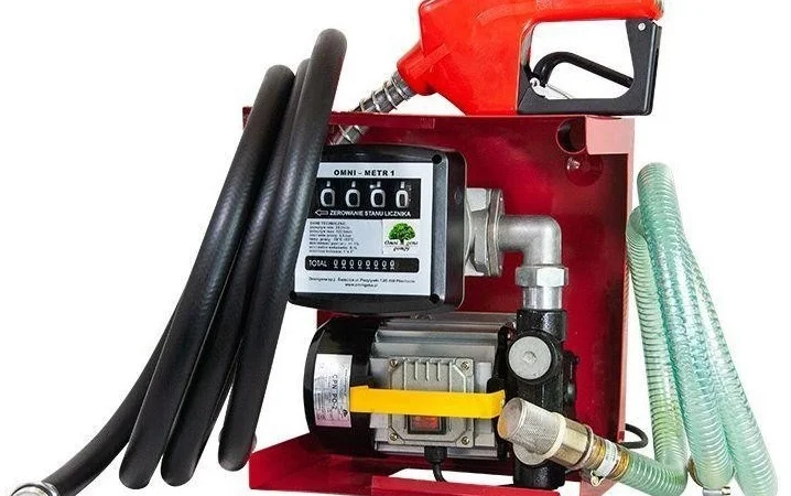 Для дизельного палива насос з лічильником Міні АЗС 220В 60л/хв - фото № 1