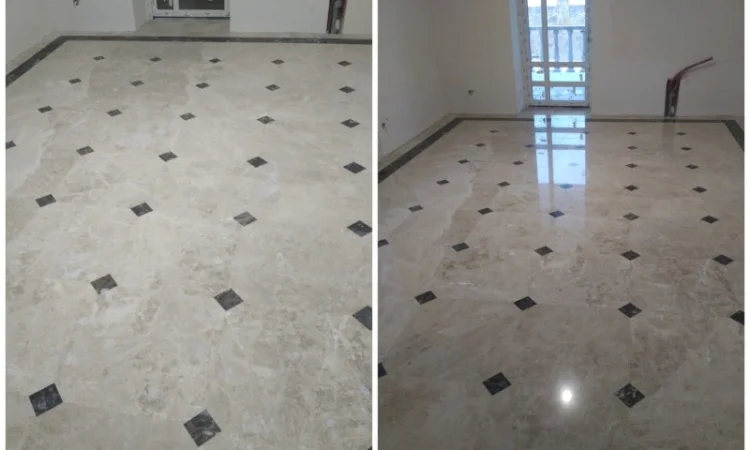 Шлифовка полировка мраморных полов Киев - фото № 1