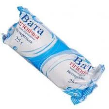 Гигиеническая медицинская вата из 100% хлопка - фото № 3