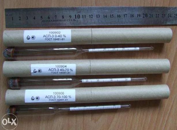 Ареометры для спирта разных диапазонов - фото № 2