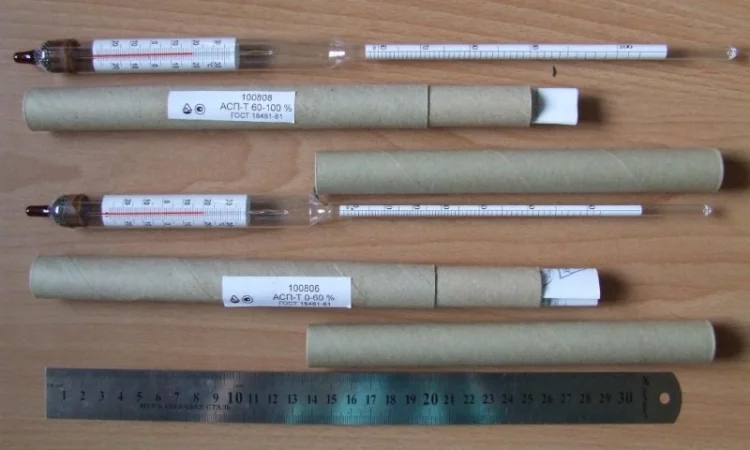 Ареометры для спирта разных диапазонов - фото № 3