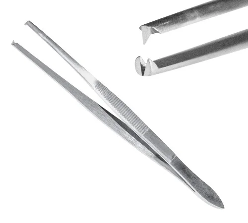 Хирургический пинцет длиной 150 мм - фото № 1