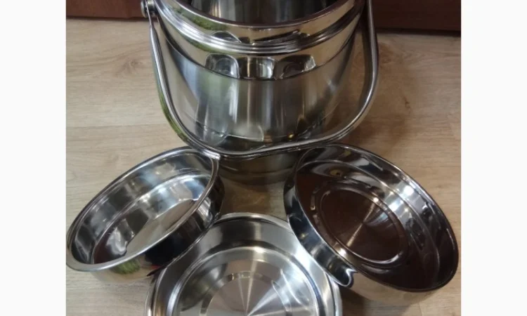 Термос пищевой, для горячей еды, воды, гарячої їжі та води ланч-боксы, посуда 1, 4 л - фото № 1