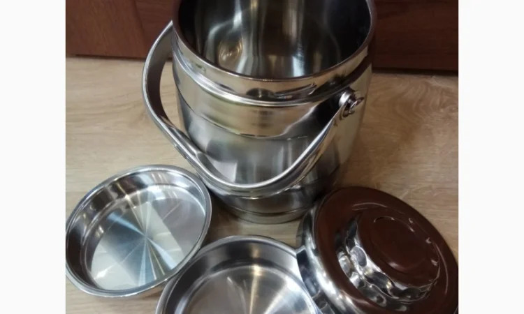 Термос пищевой, для горячей еды, воды, гарячої їжі та води ланч-боксы, посуда 1, 4 л - фото № 4