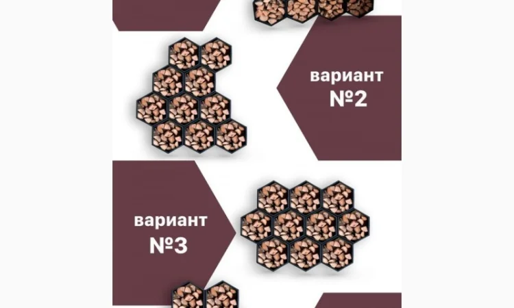 Дровница "Большая пирамида Соты" - фото № 2