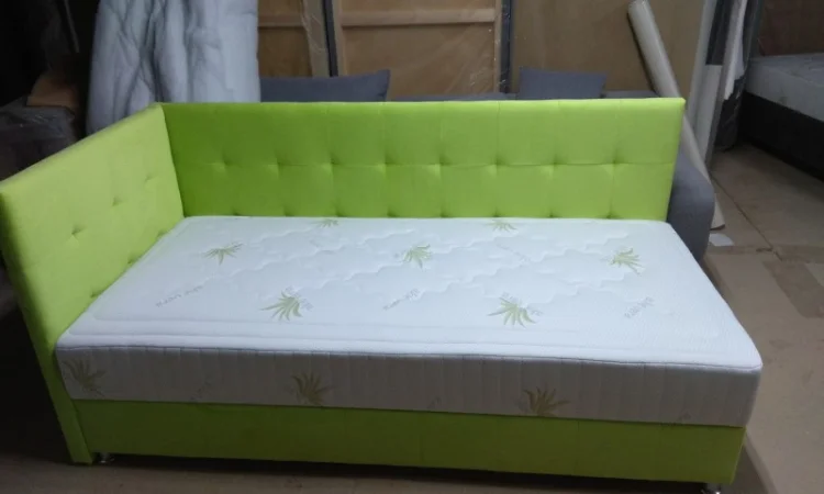 Кутове ліжко "Ніка" 80х190 з матрацом - фото № 3