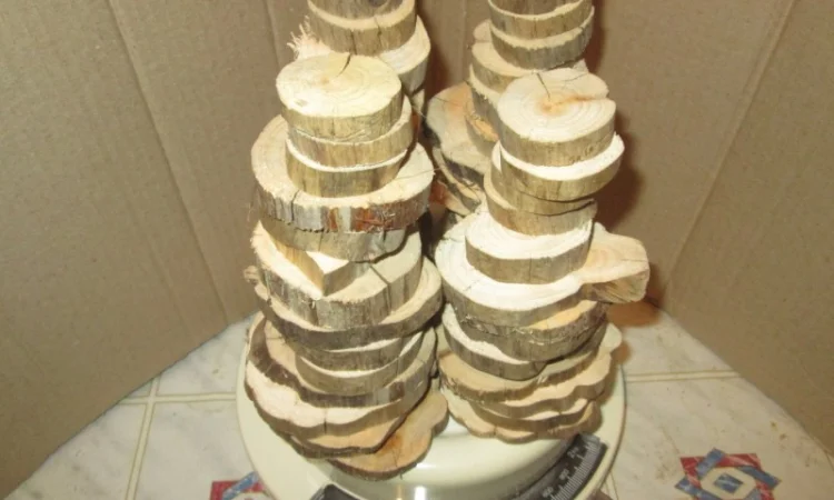 Круглый спил для пано можжевельник - фото № 2