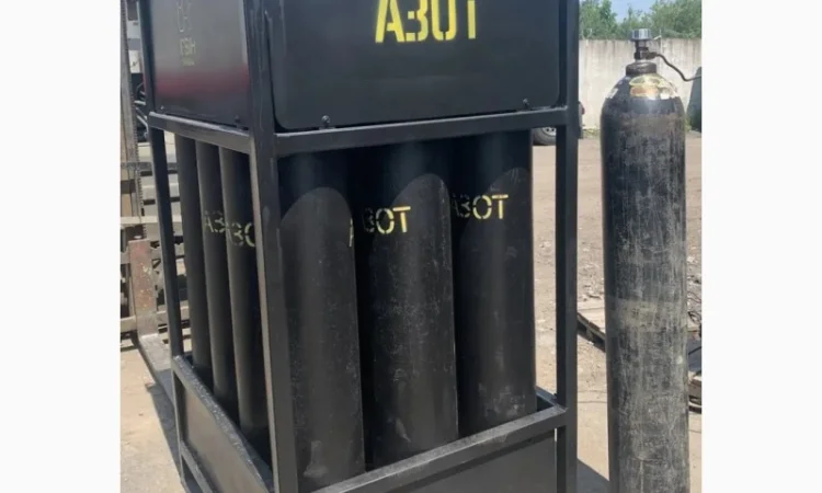 Баллон 40 л для хранения и транспортировки газов - фото № 4