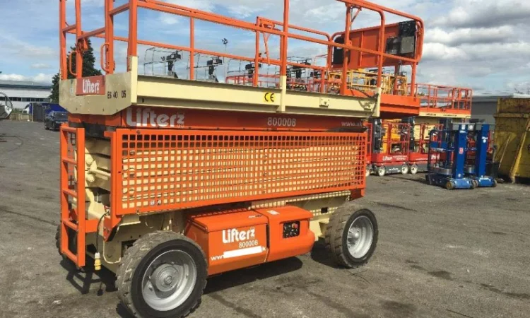 Подъемник ножничный JLG 4069LE – строительная техника - фото № 7