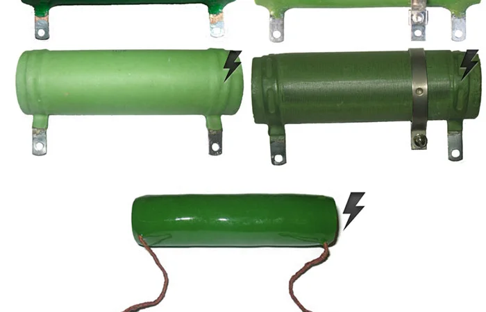 Резисторы ПЭВ различных мощностей и сопротивлений - фото № 1