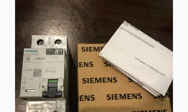 Siemens 5SV3111-6KL Дифференциальные автоматические выключатели - фото № 2