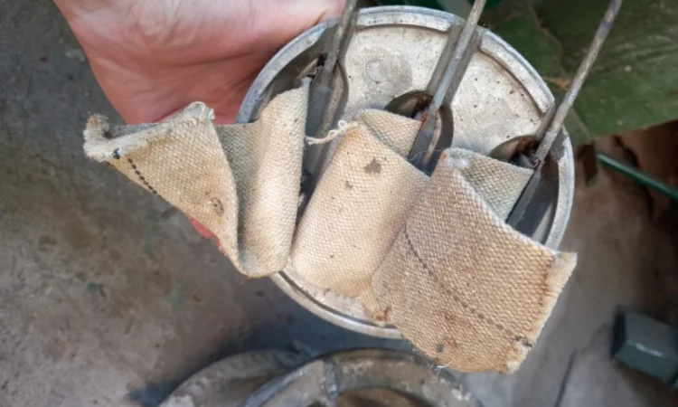 Старинная антикварная керосиновая лампа - фото № 11