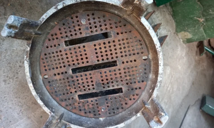 Старинная антикварная керосиновая лампа - фото № 13