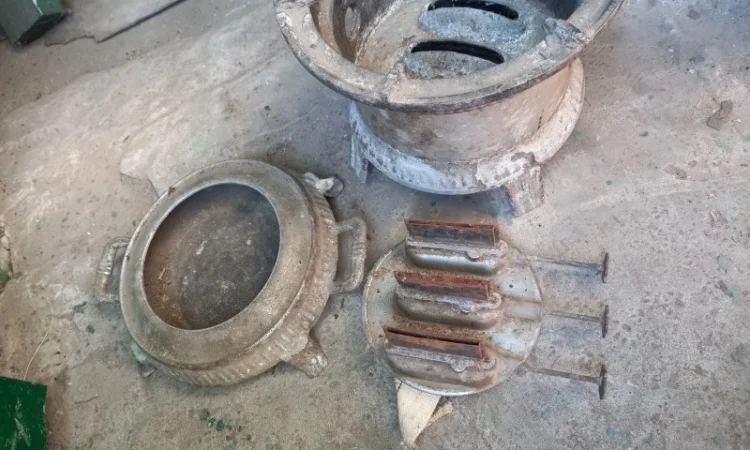 Старинная антикварная керосиновая лампа - фото № 9