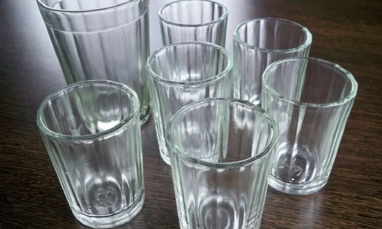 Граненые стаканы 100 и 250 грамм - фото № 1