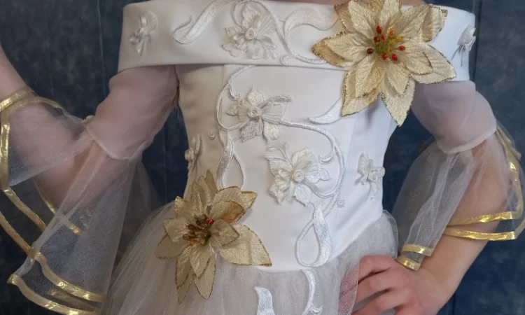 Новогоднее платье для девочки - фото № 17