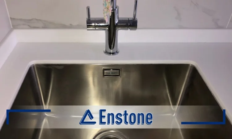 Кухонная столешница из искусственного камня для моек (акрил). Столешница для кухни - фото № 4