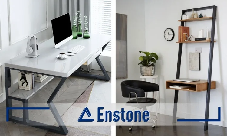 Столешница из акрилового камня для компьютерных столов на заказ - фото № 1