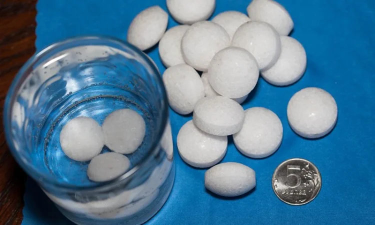 Соль таблетированная, таблетированная соль, соль в таблетках для фильтров, Славянск - фото № 3