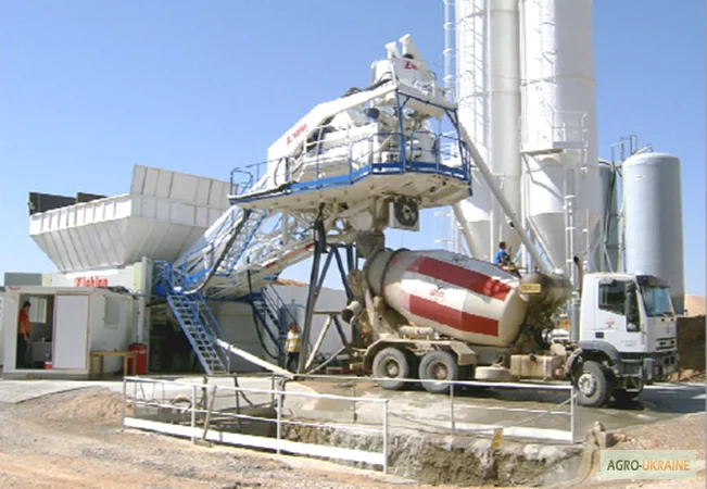 Мобильный бетонный завод LEBLAN CTAH-90, б/у, 90 м³/ч - фото № 1