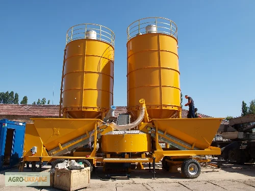 Мобильный бетонный завод Sumab М-22 (60 м3/ч) из Швеции - фото № 1