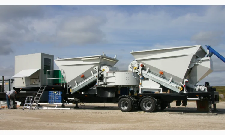 Мобильный бетонный завод Sumab Т-2200 – производительность 70 м3/ч - фото № 3