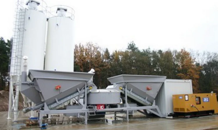 Мобильный бетонный завод Sumab F-2200 (60 м3/ч) из Швеции - фото № 1