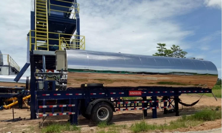 Мобільний асфальтний завод Sinosun на 100 т/год - фото № 5