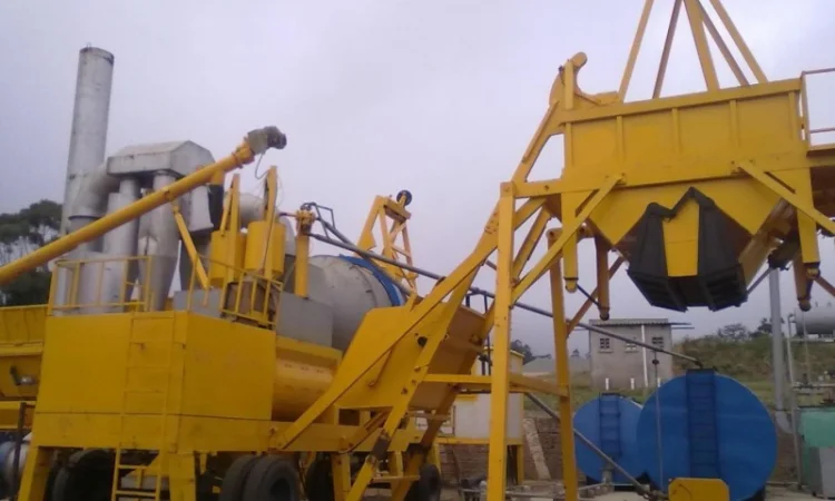 Мобильный асфальтный завод Sinosun QLB20 - производительность 20 т/час - фото № 1