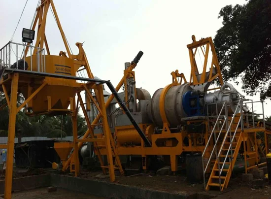 Мобильный асфальтный завод Sinosun QLB20 - производительность 20 т/час - фото № 15