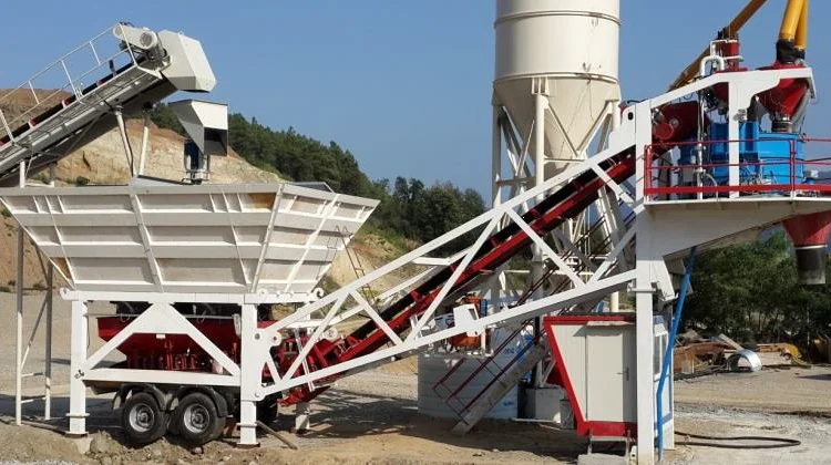 Мобільний бетонний завод Polygonmach Mobile 60 (продуктивність 45-60 м3/год) - фото № 1