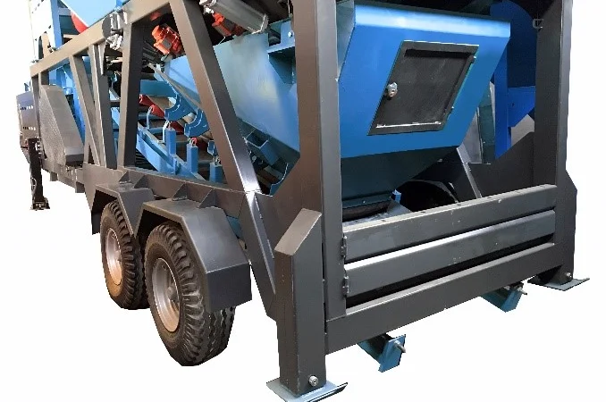 Мобильный мини бетонный завод Polygonmach Mobil 20-30 м3/час из Турции - фото № 17