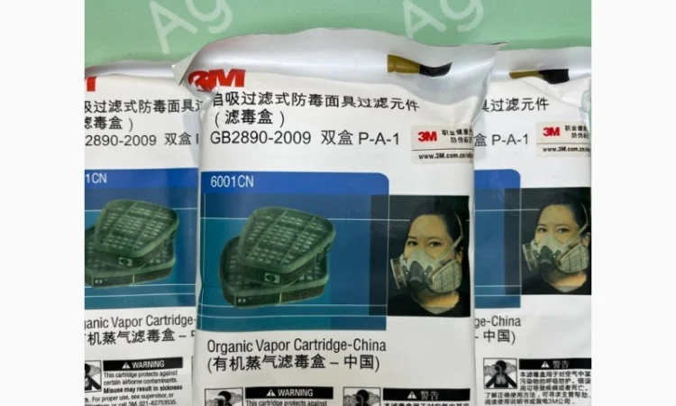 Респиратор полумаска 3M 6200 для защиты от газов и паров - фото № 4