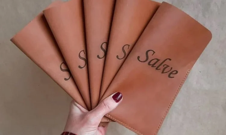 Кожаная счётница для ресторана, чековый держатель Check Holder4 - фото № 1