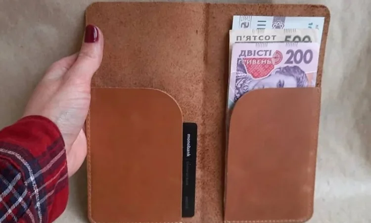 Кожаная счётница для ресторана, чековый держатель Check Holder4 - фото № 10