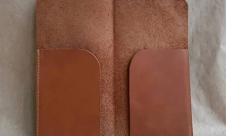 Кожаная счётница для ресторана, чековый держатель Check Holder4 - фото № 4