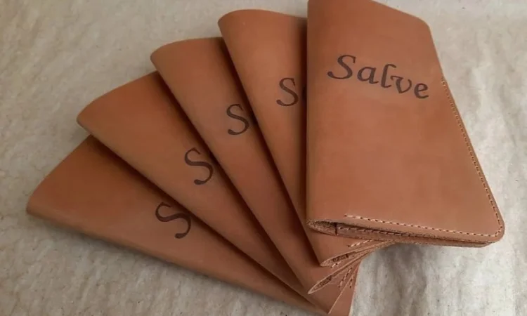 Кожаная счётница для ресторана, чековый держатель Check Holder4 - фото № 6