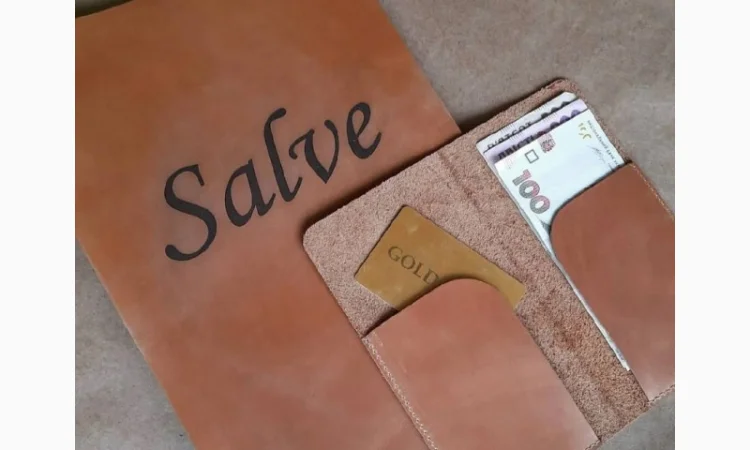 Кожаная счётница для ресторана, чековый держатель Check Holder4 - фото № 9