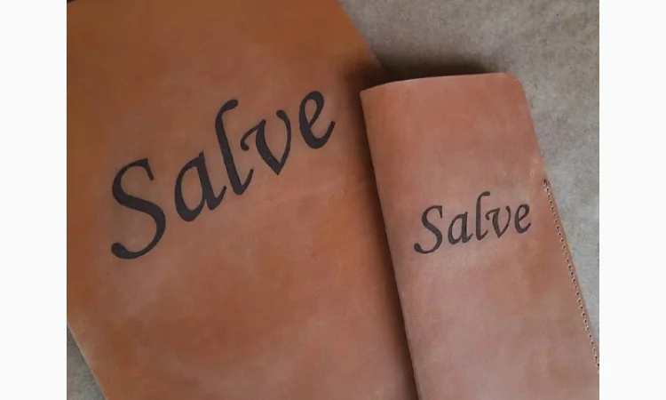 Кожаная обложка для меню ресторана, для кафе, "Leather Menu2" - фото № 8