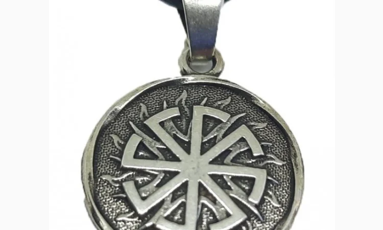 Словянский оберег "Ладінець" из стали - фото № 2