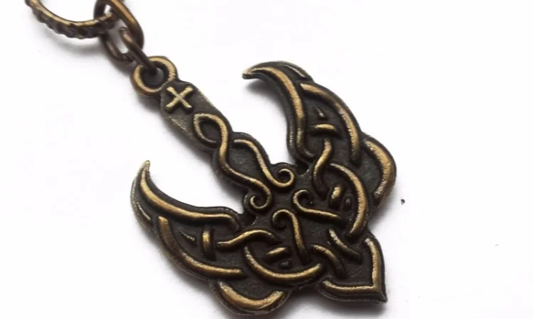 Кулон «Тризуб, Візантійський», бронза - фото № 1