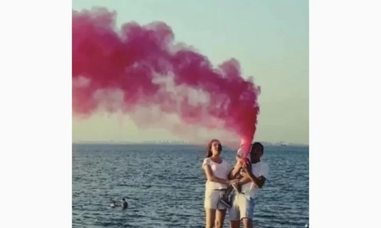 Баллон для определения пола ребенка с розовой краской 1 кг - фото № 6