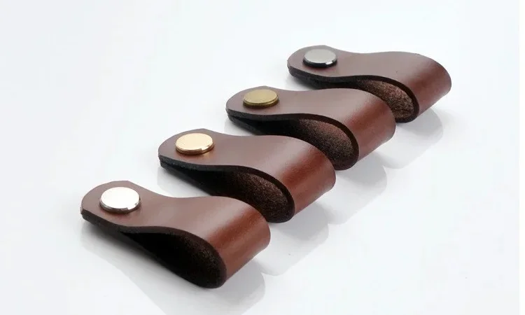 Ручка для меблів з натуральної шкіри Петля - фото № 1