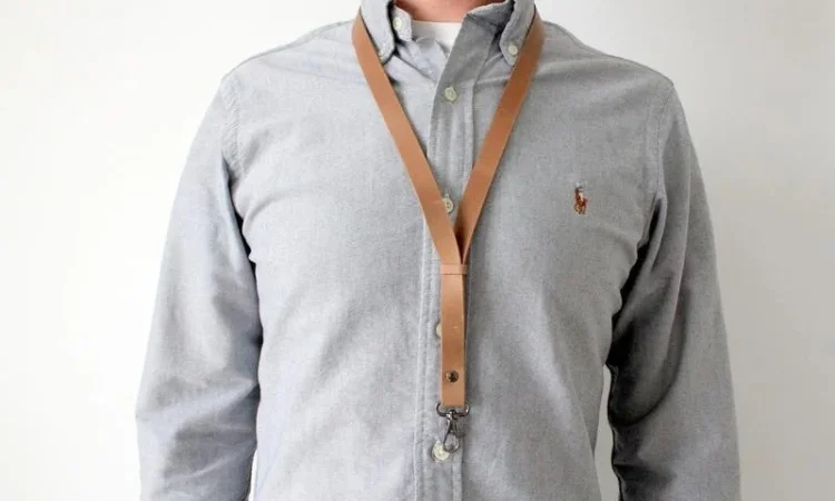 Шкіряний шнурок для бейджа - фото № 5