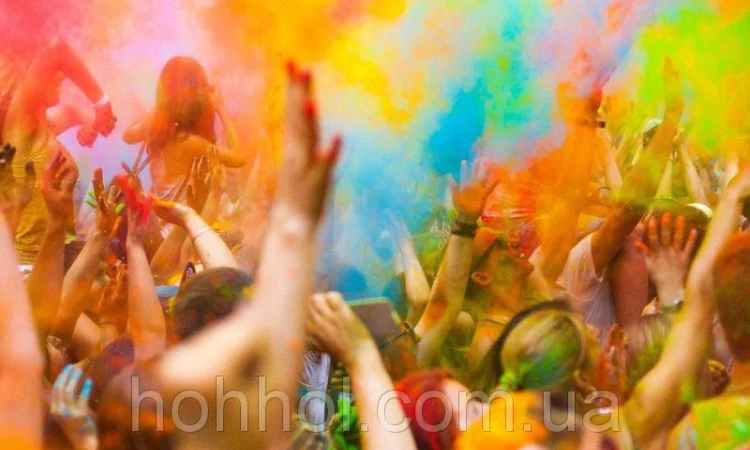 Фарба Холі (Гулу) – яскраві натуральні порошкові фарби - фото № 2