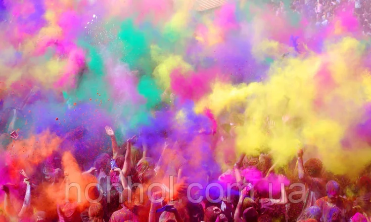 Фарба Холі (Гулу) – яскраві натуральні порошкові фарби - фото № 4