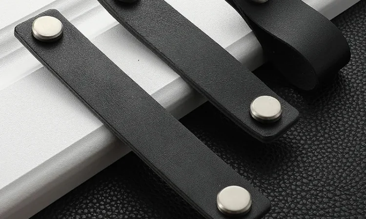 Ручка для меблів з натуральної шкіри Полоса - фото № 6