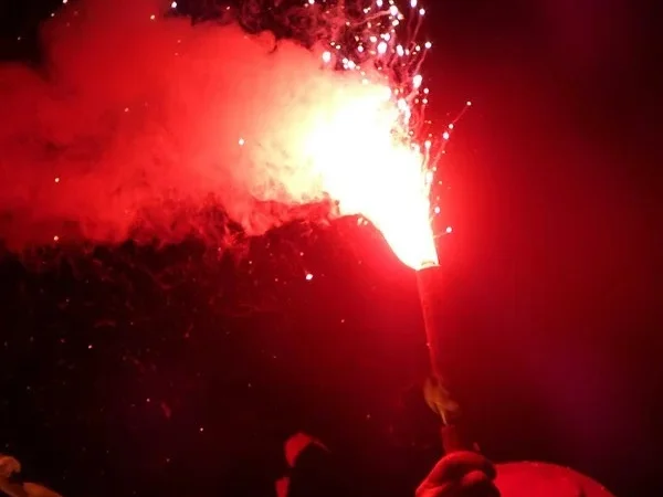 Набір фаєрів, кольоровий вогонь, факелів, фальшфейер, hand flare - фото № 6