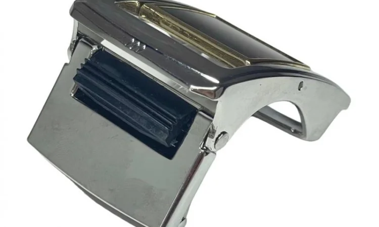 Пряжка затискач ремінна 35 мм., пряжка для ременя Нікель - фото № 5